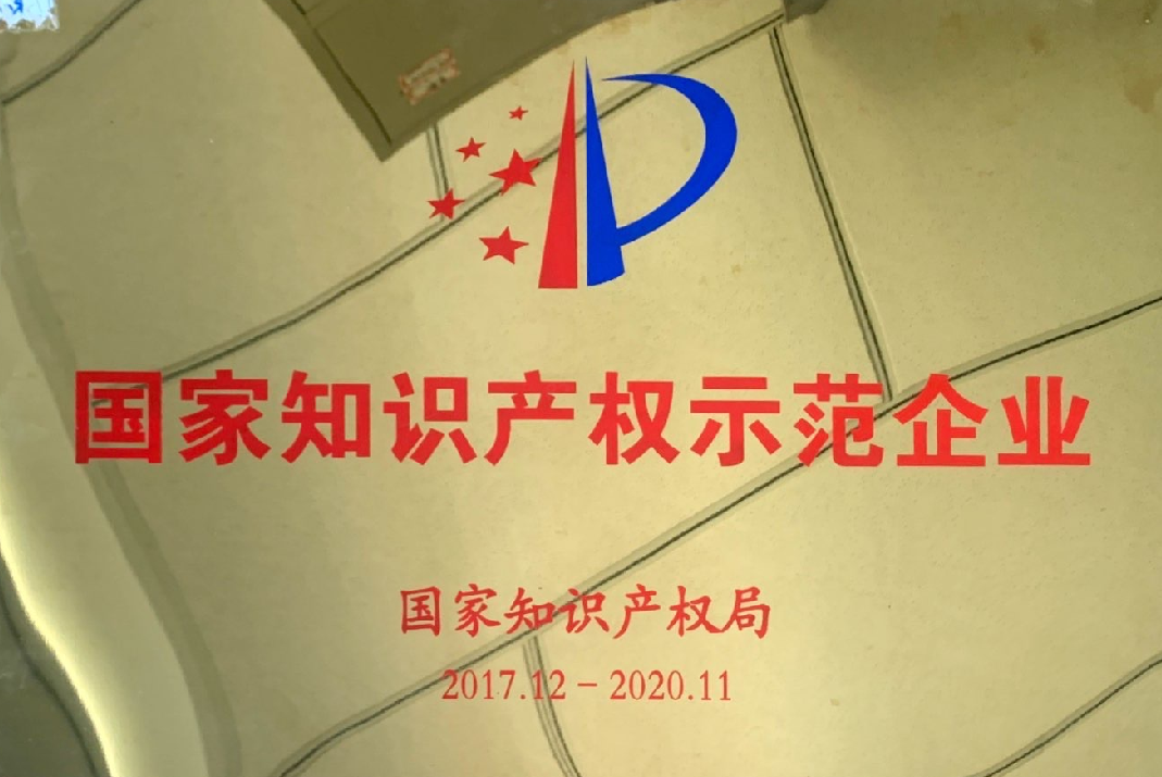 被認定為“國家知識產(chǎn)權示范企業(yè)”